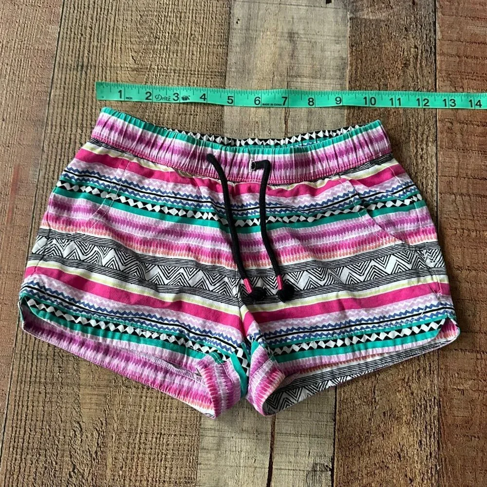 Colorful Gymboree Girls Cotton Shorts With Drawstring & Pockets Size 6